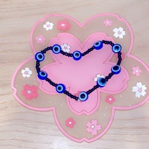 Evil eye bracelet comes in all colors message what color you !:)